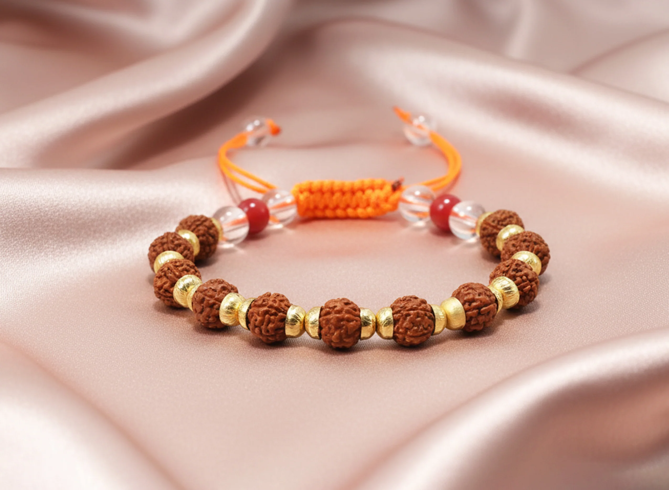 Rudraksha Bracelet (6 mm) - Image 6