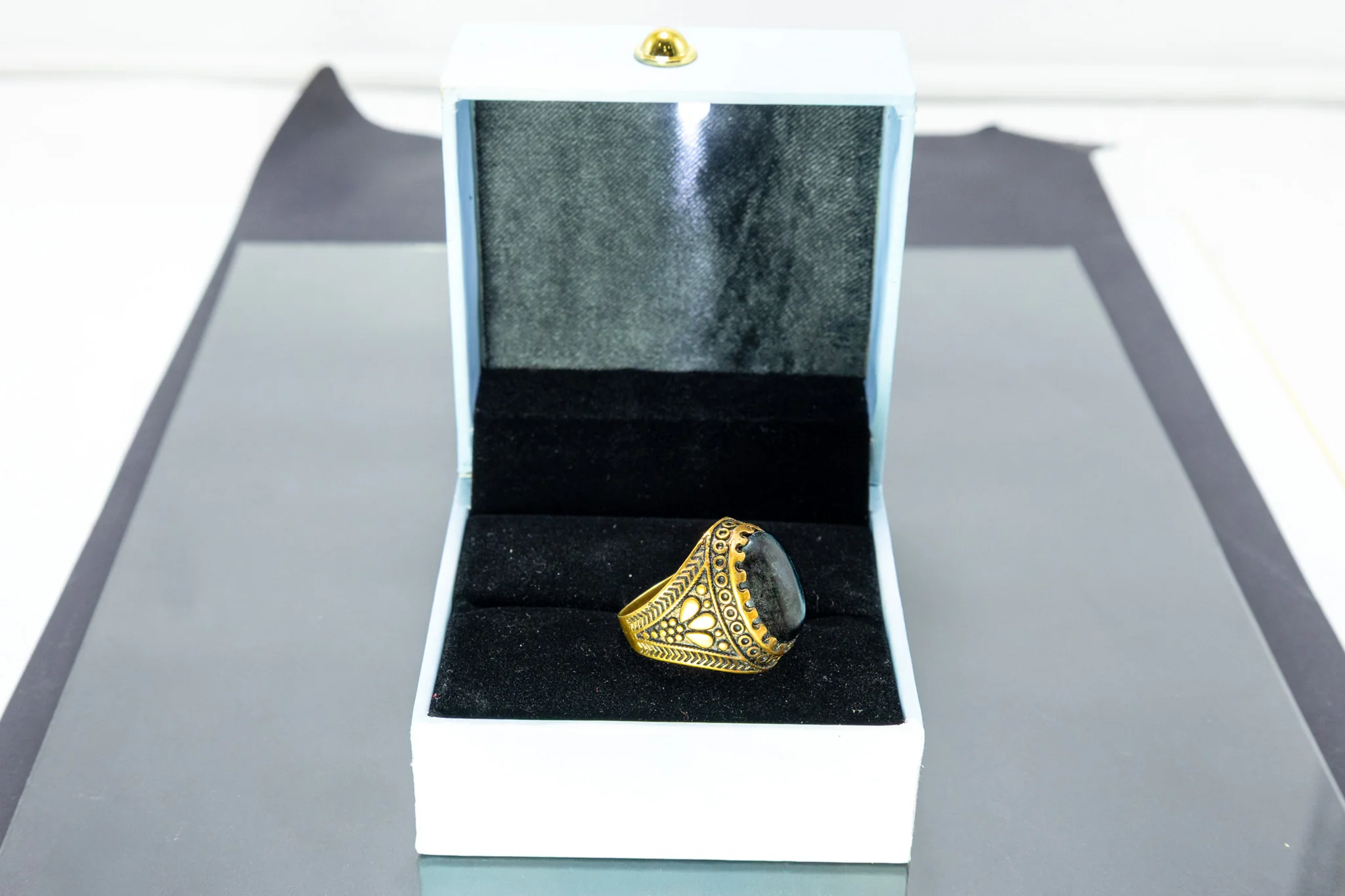 Sulemani Hakik Designer Ring (10 Ratti) - Image 3